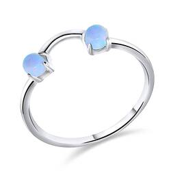 Opal Silver Rings NSR-2254